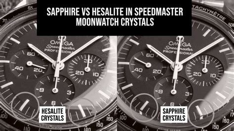 difference between omega speedmaster hesalite and sapphire|hesalite glass vs sapphire crystal.